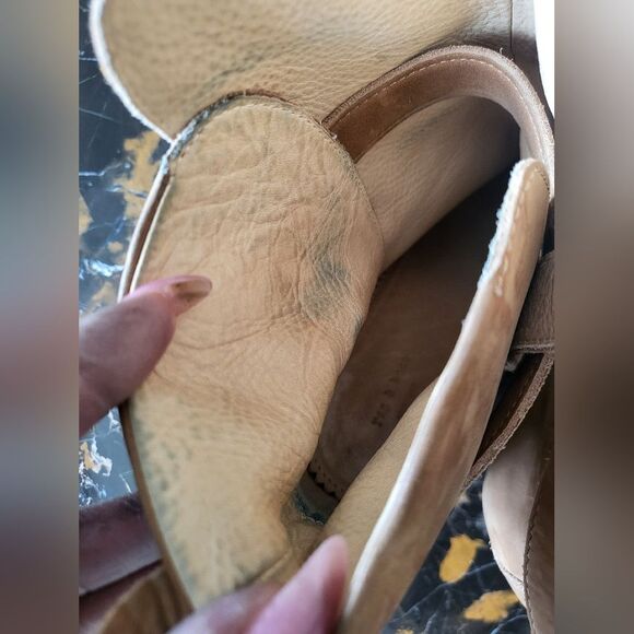 Rag and Bone Tan Leather Kinsey Booties Size 39.5 Made in Italy - Picture 9 of 15